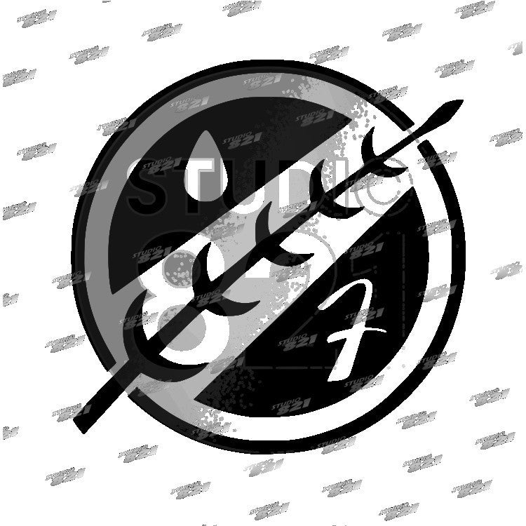 Crest Decal Car Window Vinyl Sticker Star Wars BOBA FETT Mandalorian