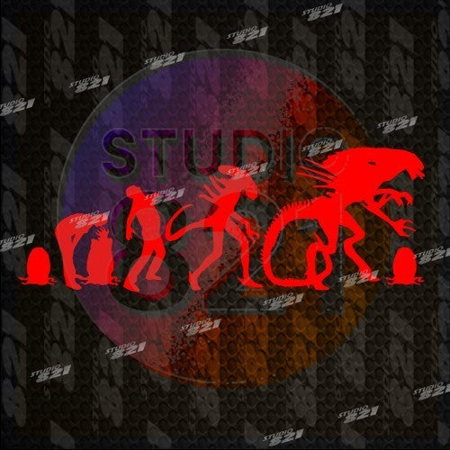 Alien Queen Evolution Alien Xenomorph Sticker Hr Giger Egg To Vinyl Decal Alien