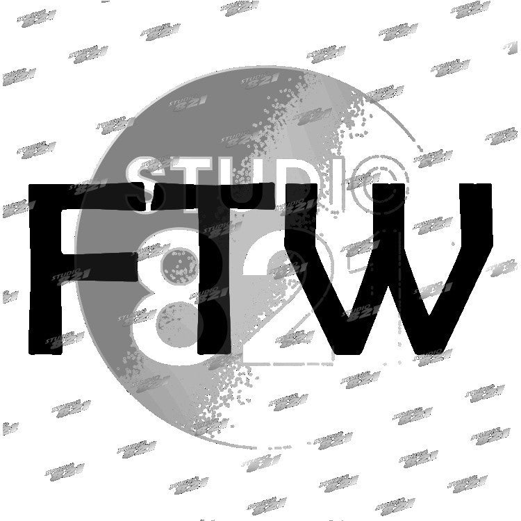FTW Vinyl Decal Sticker - Forever Two Wheels Transfer Cut Stickers- For The Win