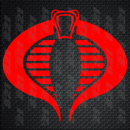 COBRA EMBLEM GI JOE Sticker laptop phone Indoor outdoor car window truck