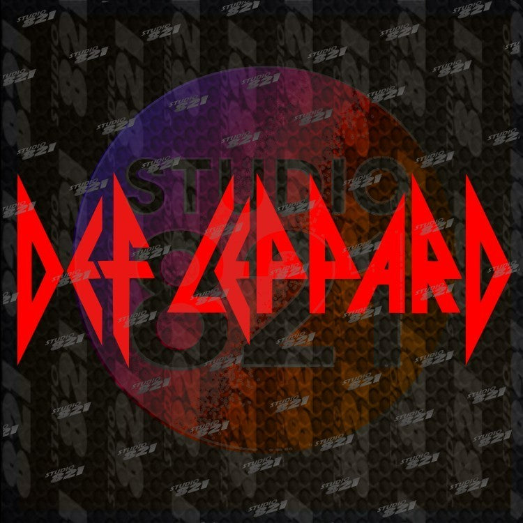 Def Leppard band Logo Vinyl Decal Laptop Car Window Rock Band Sticker