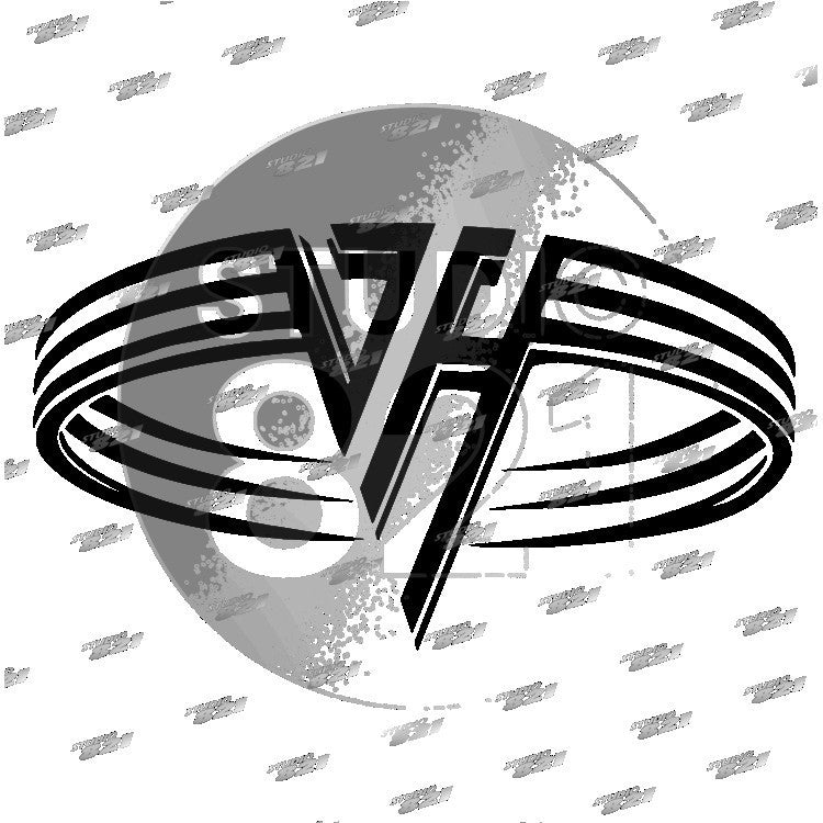 Van Halen Logo Vinyl Decal Die Cut Sticker V2 Classic 80's Big hair band Best