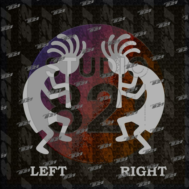 Kokopelli Southwestern Vinyl Decal – Native American Inspired Car Window Sticker