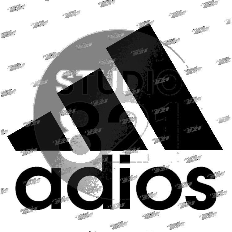 ADIOS Sticker Mini Decal V2 – Sports Athletics Logo – Vinyl Window, Laptop, iPad
