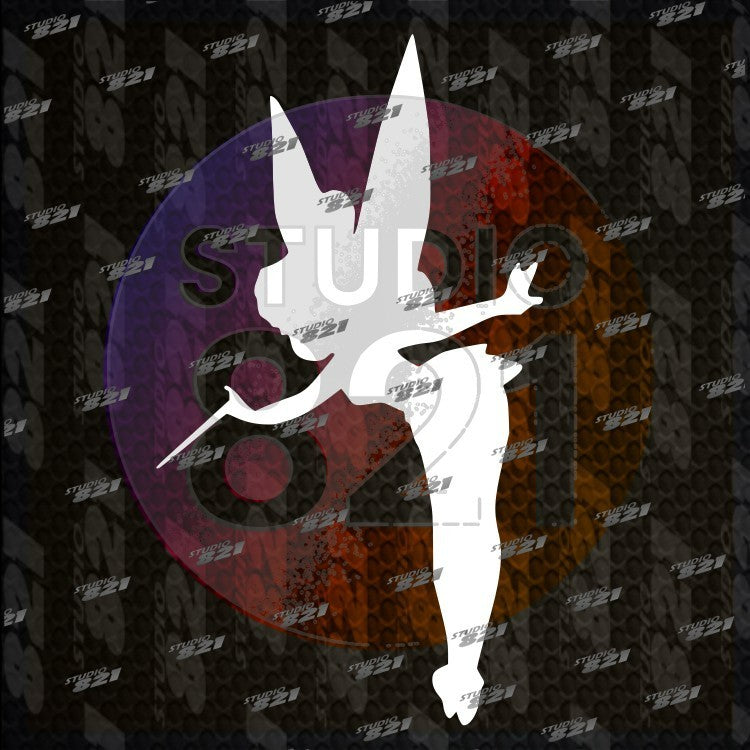 Tinker Bell Fairy story time Vinyl decal. Vintage style, classic