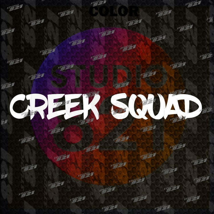 CREEK SQUAD HOLLER BOYS HB Creek Squad Decal CNC cut Decal Vinyl Sticker