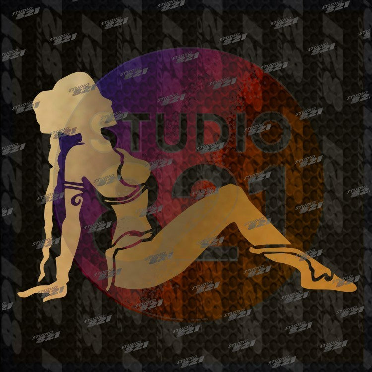 LEIA SLAVE Girl Mudflap Decal Car Window Vinyl Sticker Star Wars