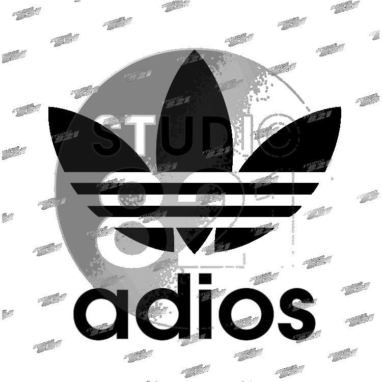 ADIOS Sticker Mini Decal – Sports Athletics Logo – Vinyl Window, Laptop, iPad