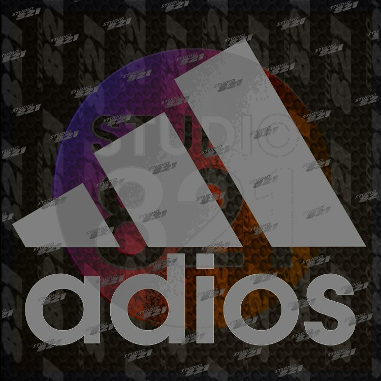 ADIOS Sticker Mini Decal V2 – Sports Athletics Logo – Vinyl Window, Laptop, iPad