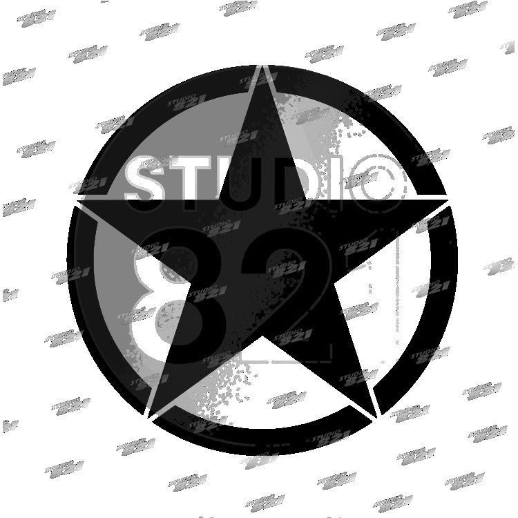 Star Emblem Vinyl Die Cut Decal Sticker - Army Military
