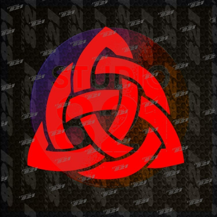 The Triquetra CELTIC KNOT Decal Car Window Vinyl Sticker Life death, and rebirth