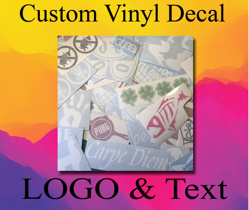 CUSTOM VINYL DECALS / STICKER - ANY LOGO OR IMAGE
