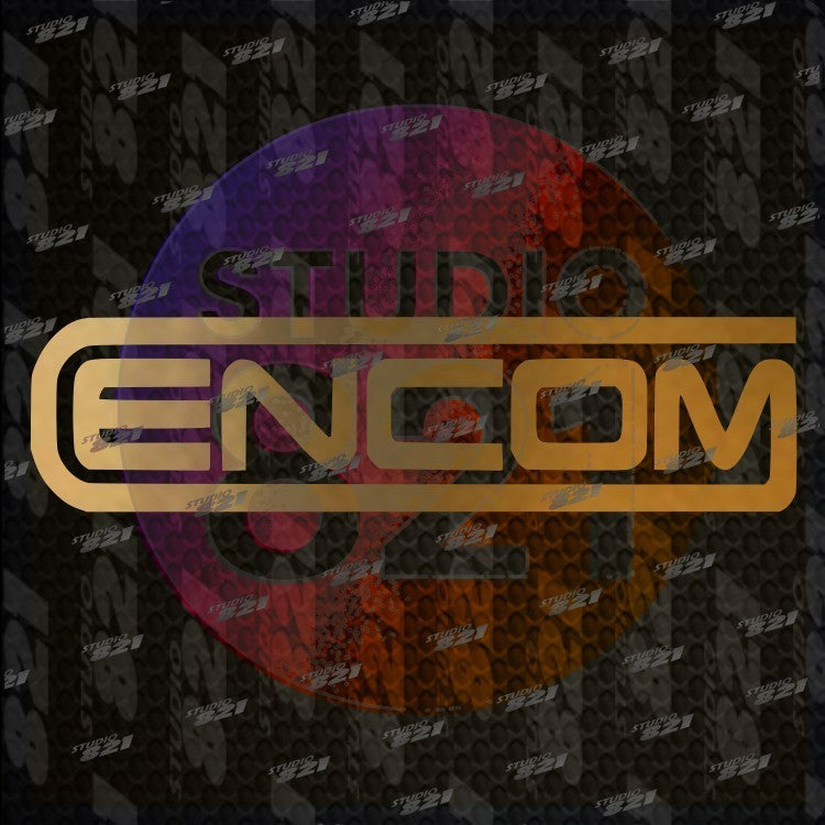 ENCOM logo TRON ARES - US Sticker laptop outdoor car window truck vinyl