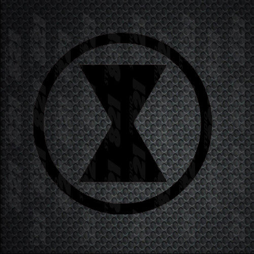 Black Widow Hour Glass Decal Car Window Vinyl Decal Sticker laptop