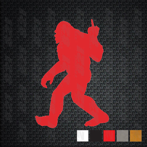 SASQUATCH BIGFOOT DONT CARE Sticker laptop phone Yeti car best cool truck