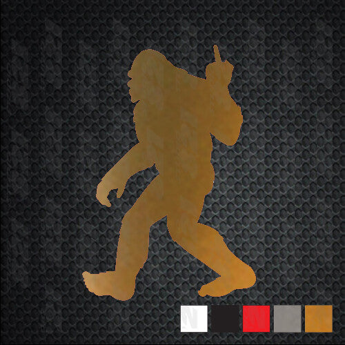 SASQUATCH BIGFOOT DONT CARE Sticker laptop phone Yeti car best cool truck