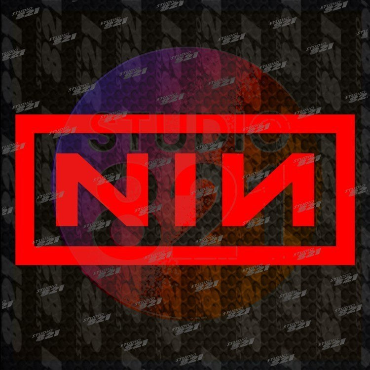 Nine Inch Nails NIN Vinyl Decal Sticker –Music logo Trent Reznor Tron Industrial