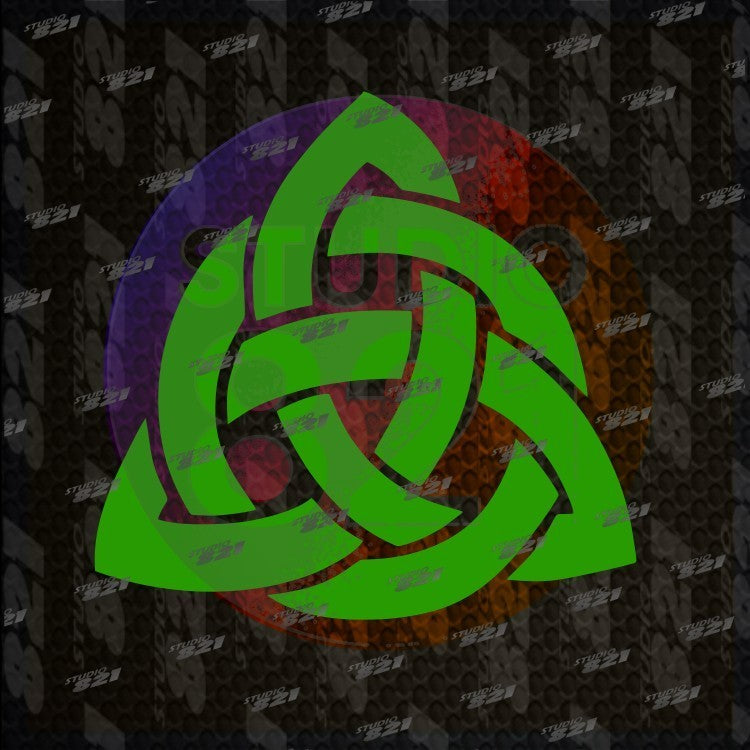 The Triquetra CELTIC KNOT Decal Car Window Vinyl Sticker Life death, and rebirth