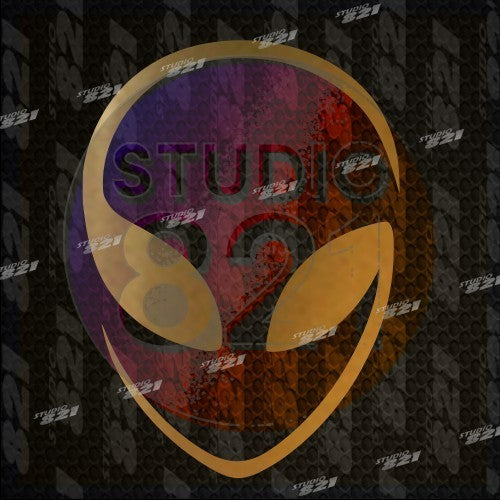 Alien vinyl decal- UFO area 51 encounters space stricker for cars trucks, window