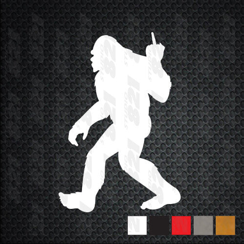 SASQUATCH BIGFOOT DONT CARE Sticker laptop phone Yeti car best cool truck