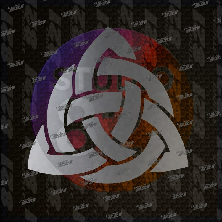 The Triquetra CELTIC KNOT Decal Car Window Vinyl Sticker Life death, and rebirth