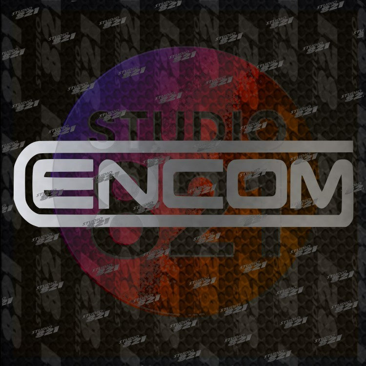 ENCOM logo TRON ARES - US Sticker laptop outdoor car window truck vinyl