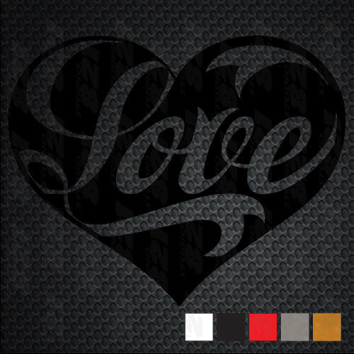 Love Heart Car Window Vinyl Decal Sticker laptop