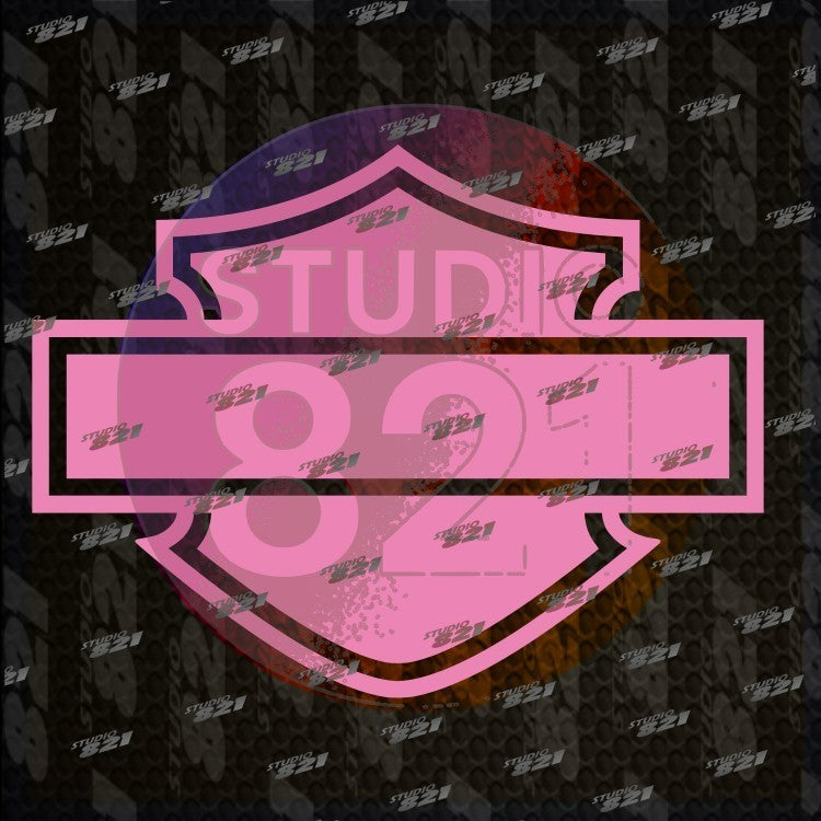 FULL Harley Shield Bar Vinyl Sticker Decal Davidson Car Truck Bike Blank Shield