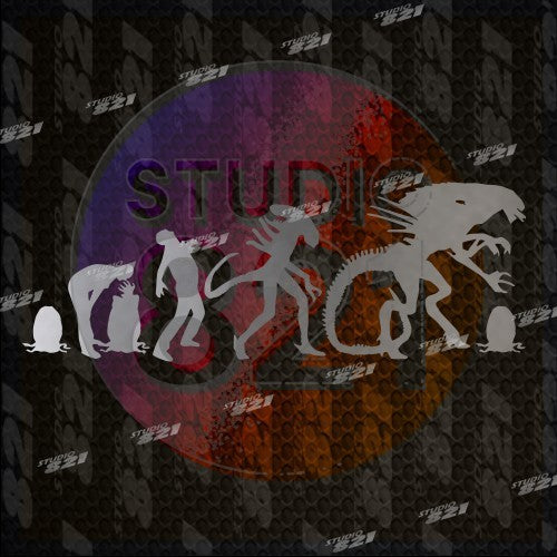 Alien Queen Evolution Alien Xenomorph Sticker Hr Giger Egg To Vinyl Decal Alien