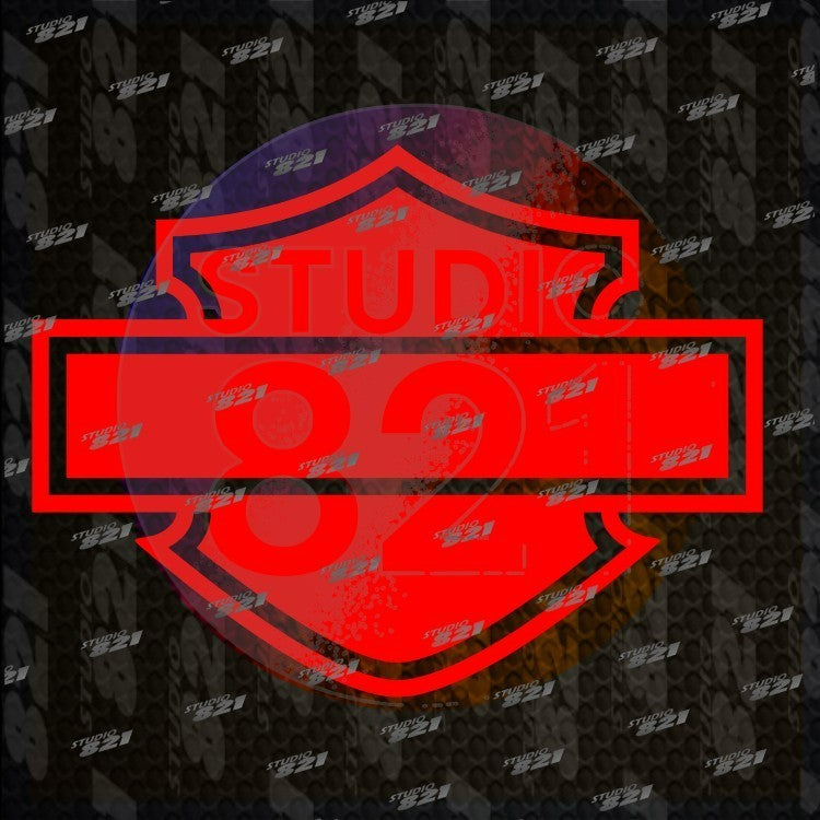 FULL Harley Shield Bar Vinyl Sticker Decal Davidson Car Truck Bike Blank Shield