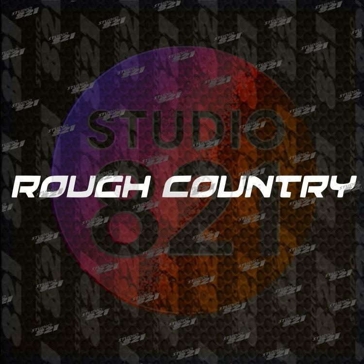 Adesivo adesivo ROUGH COUNTRY Off Road corte transferência 4x4 Jeep rock crawling V1-