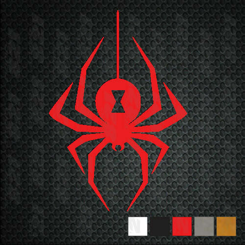 BLACK WIDOW SPIDER Decal Car Window Vinyl Decal Sticker laptop V2