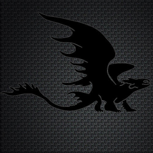 Toothless Dragon Sticker How To Train Your Dragon car window truck