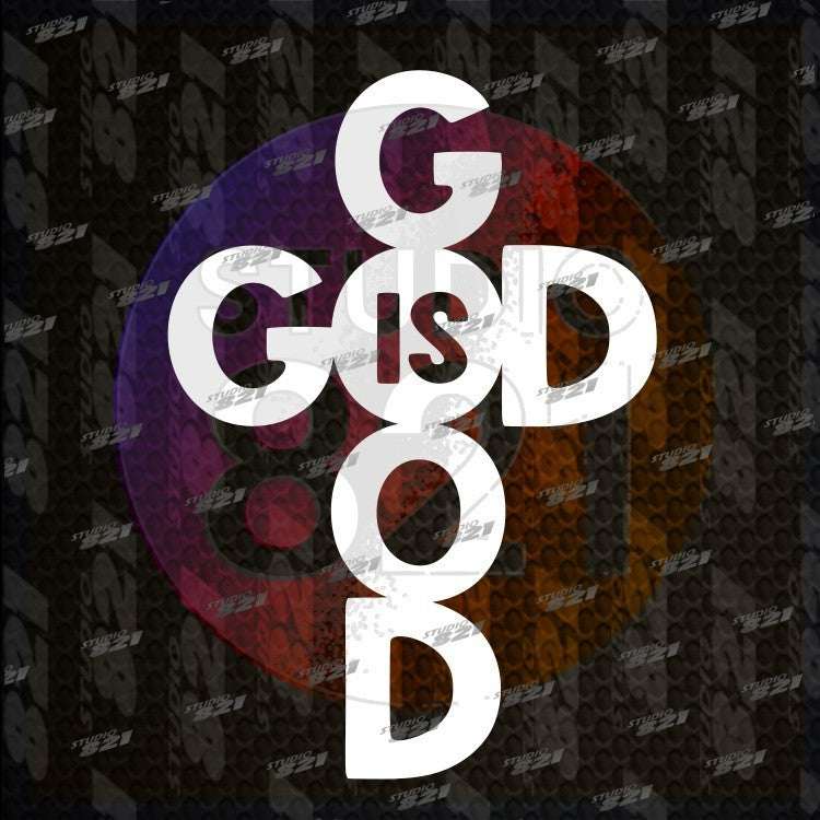 God Is Good Vinyl Die Cut Decal Sticker - Faith