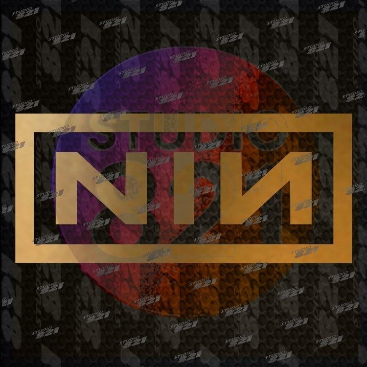 Nine Inch Nails NIN Vinyl Decal Sticker –Music logo Trent Reznor Tron Industrial
