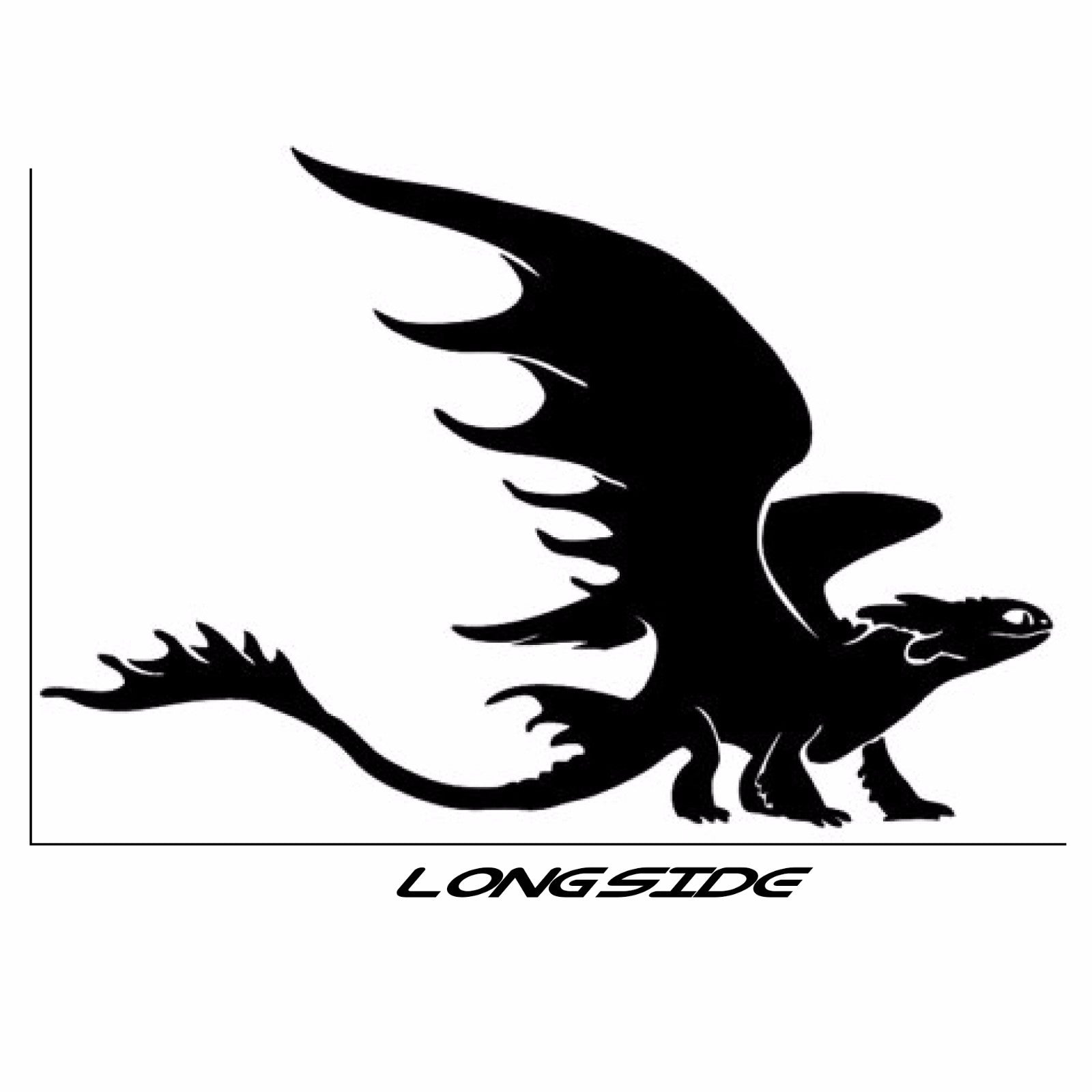 Toothless Dragon Sticker How To Train Your Dragon car window truck