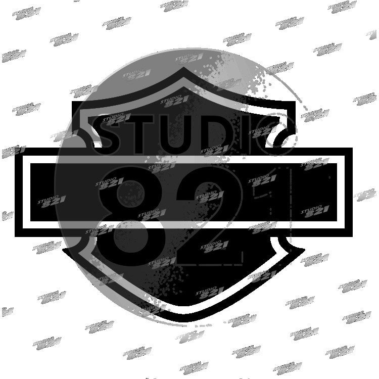 FULL Harley Shield Bar Vinyl Sticker Decal Davidson Car Truck Bike Blank Shield