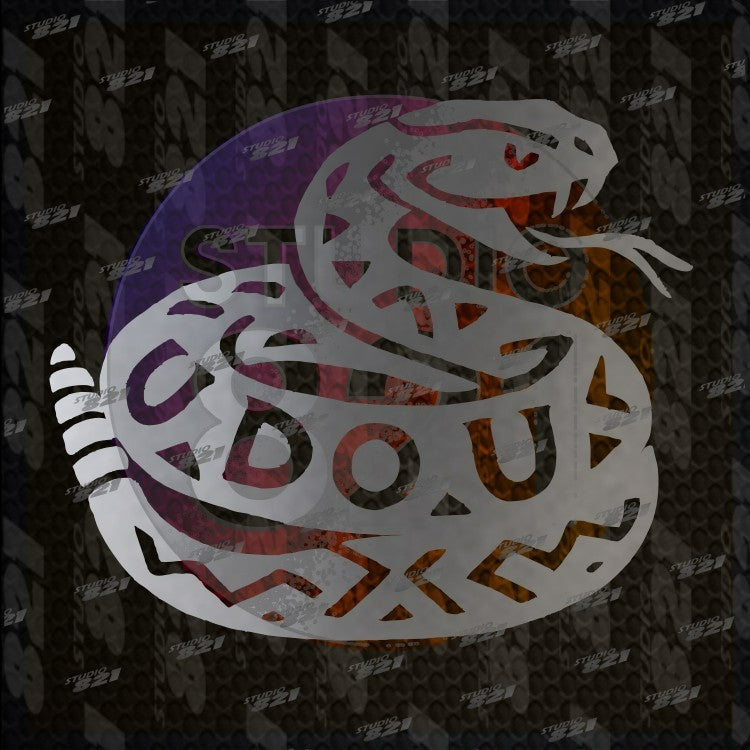 Gadsden Rattlesnake Tribal Emblem Decal — U DO U — Car / Window / Sticker