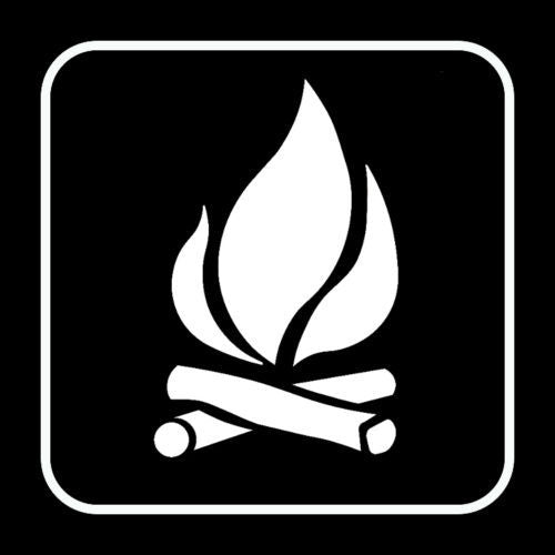 Camp Fire auto sports Sticker laptop phone Indoor outdoor car window truck