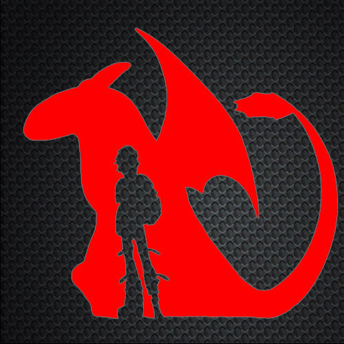 Toothless Dragon Sticker How To Train Your Dragon Hiccup car window truck