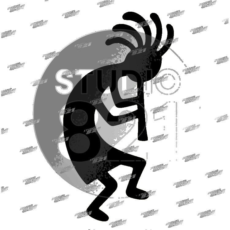 Kokopelli Southwestern Vinyl Decal – Native American Inspired Car Window Sticker