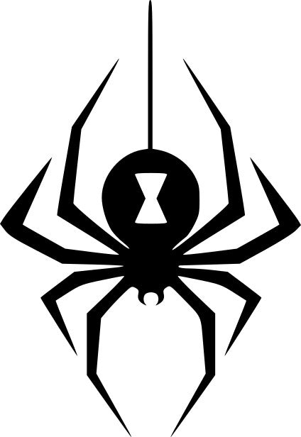 BLACK WIDOW SPIDER Decal Car Window Vinyl Decal Sticker laptop V2