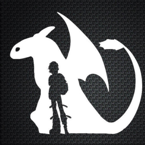 Toothless Dragon Sticker How To Train Your Dragon Hiccup car window truck