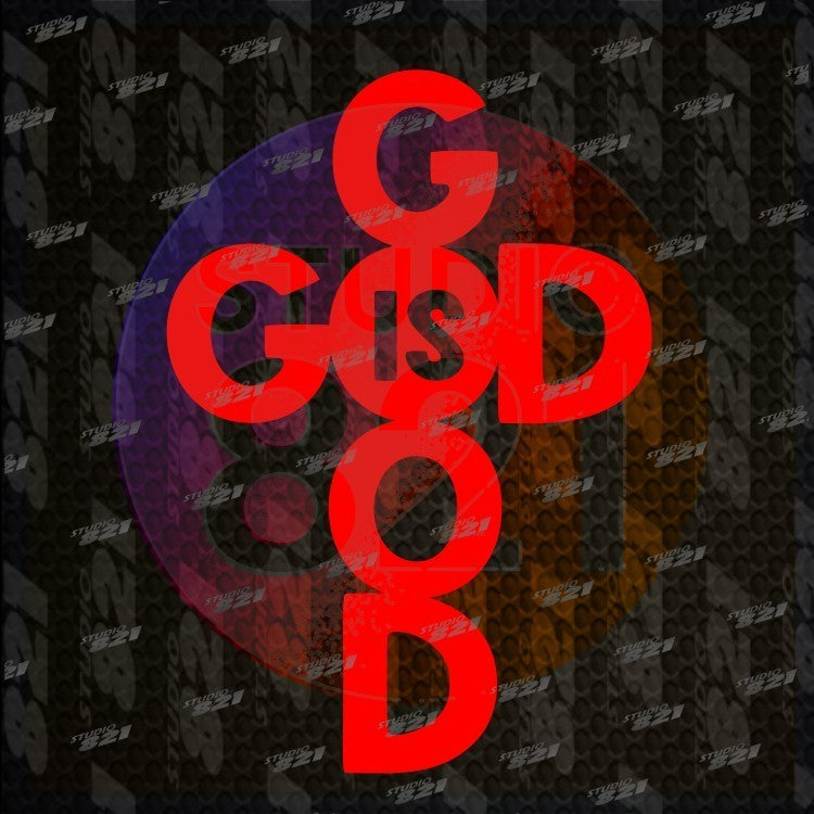 God Is Good Vinyl Die Cut Decal Sticker - Faith