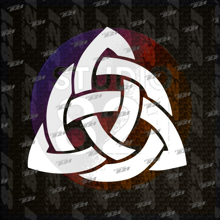 The Triquetra CELTIC KNOT Decal Car Window Vinyl Sticker Life death, and rebirth