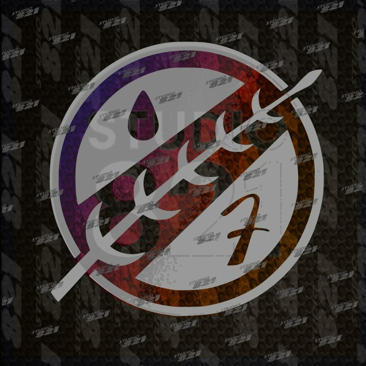 Crest Decal Car Window Vinyl Sticker Star Wars BOBA FETT Mandalorian