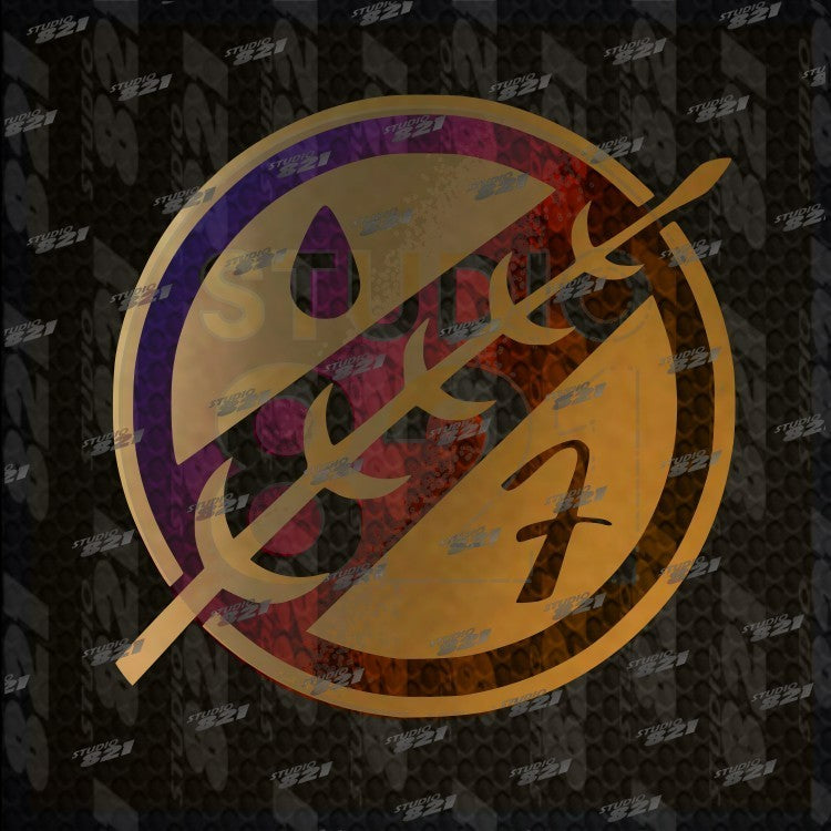 Crest Decal Car Window Vinyl Sticker Star Wars BOBA FETT Mandalorian