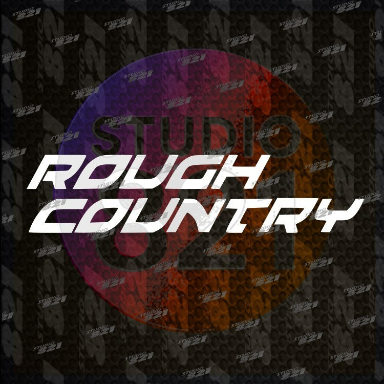 ROUGH COUNTRY Off Road 4x4 transfer cut decal sticker Jeep rock crawling V2