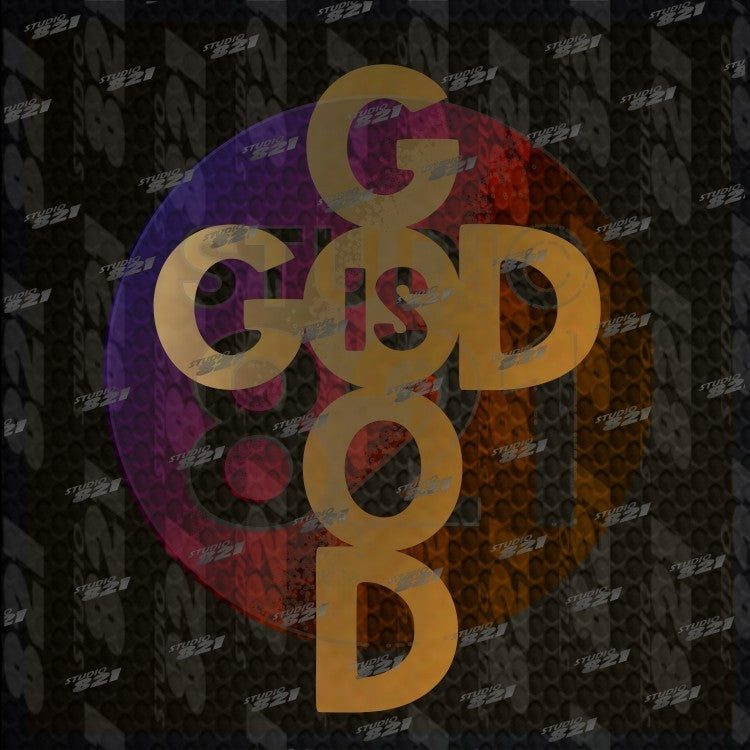 God Is Good Vinyl Die Cut Decal Sticker - Faith