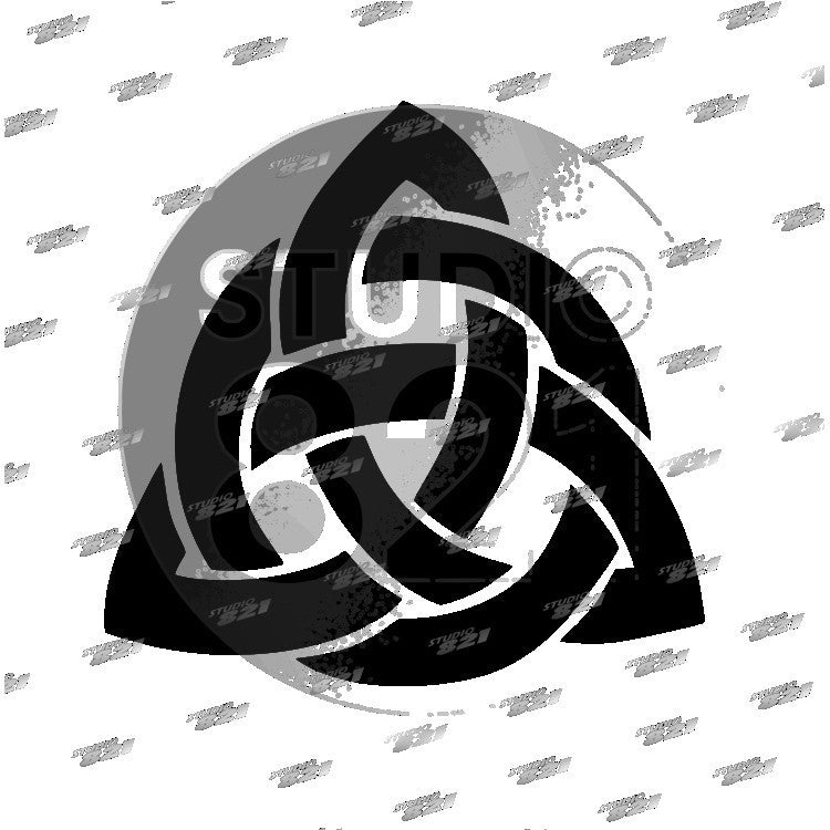 The Triquetra CELTIC KNOT Decal Car Window Vinyl Sticker Life death, and rebirth